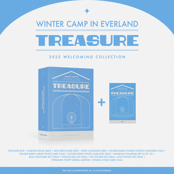 Treasure 트레저 2022 WELCOMING COLLECTION -WINTER CAMP in EVERLAND - NO WEVERSE POB