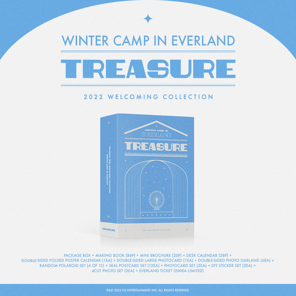 Treasure 트레저 2022 WELCOMING COLLECTION -WINTER CAMP in EVERLAND - NO WEVERSE POB