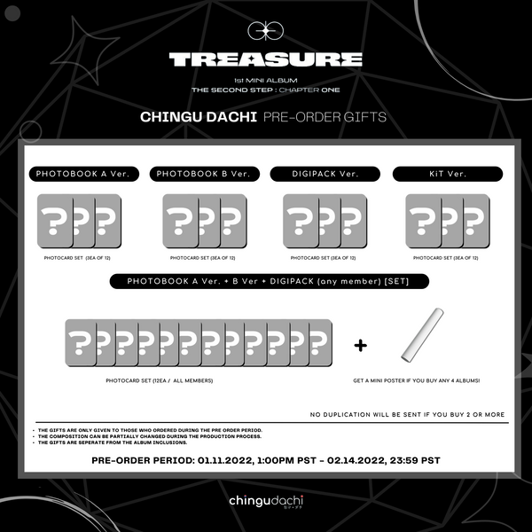 TREASURE - 1st MINI ALBUM ‘THE SECOND STEP : CHAPTER ONE’