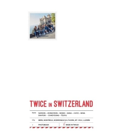TWICE – TWICE TV5 : TWICE IN SWITZERLAND PHOTOBOOK