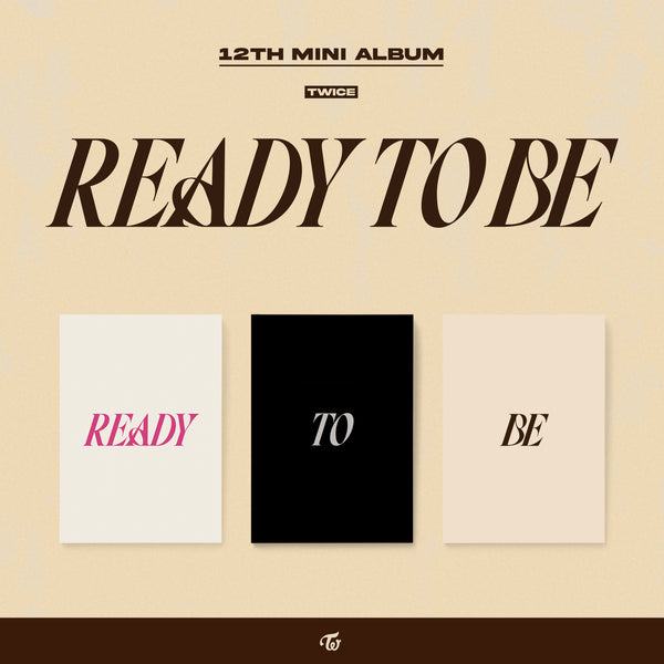 [PRE-ORDER] TWICE 12th Mini Album 'READY TO BE'